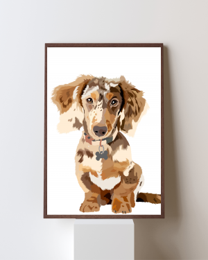 Portrait personnalisé - poil à poil