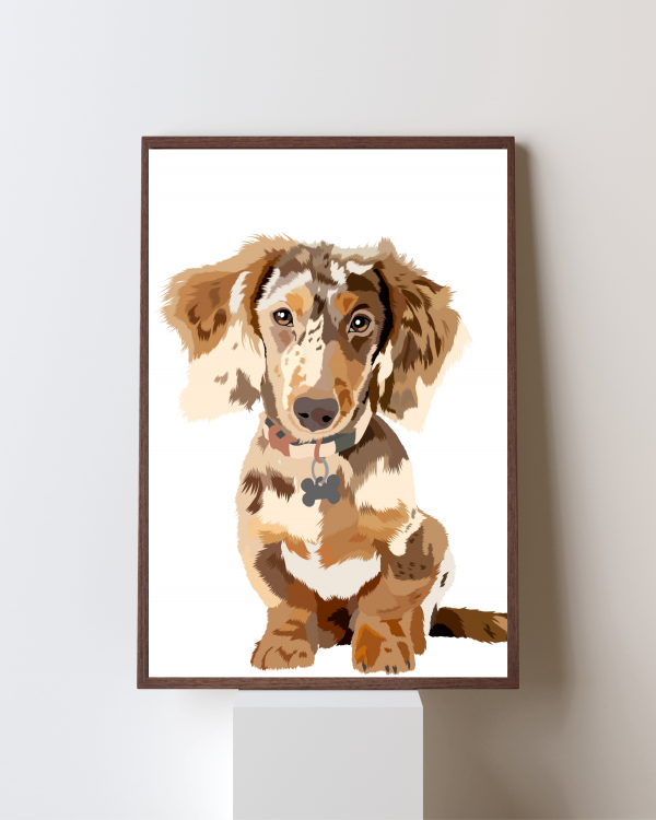 Black and Gray Minimalist Photo Frame Mockup Instagram Post Portrait personnalisé - poil à poil