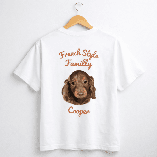 81CA3D56-52ED-4A25-BCE0-10CC129AE457 T-shirt personnalisé - Dessin + texte