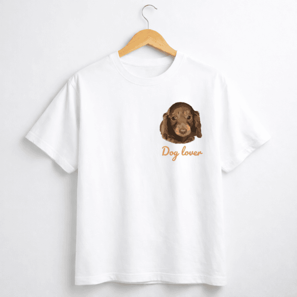 ECFD438B-AF7F-4F07-BC46-4784D1929830 T-shirt personnalisé - Dessin + texte